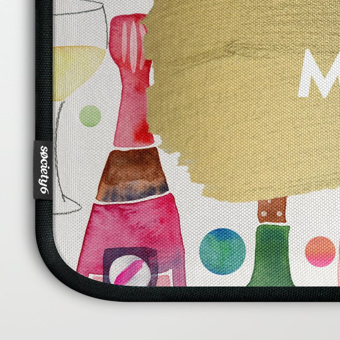 Cheers My Dears - Gold Laptop Sleeve Gallery Image 3
