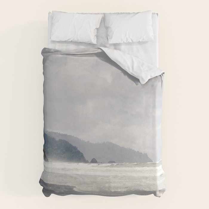 Oregon Coast #1 | Ocean Art Print | Pacific Northwest Duvet Cover Gallery Image 6