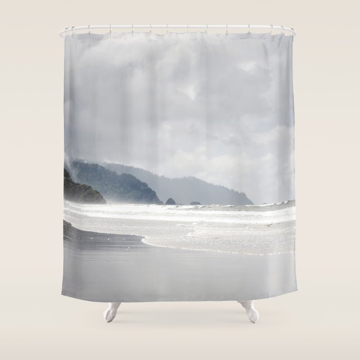 Oregon Coast #1 | Ocean Art Print | Pacific Northwest Shower Curtain Gallery Image 1