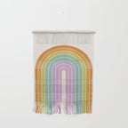 Gradient Arch XV Tropical Mid Century Modern Rainbow Wall Hanging Gallery Image 1