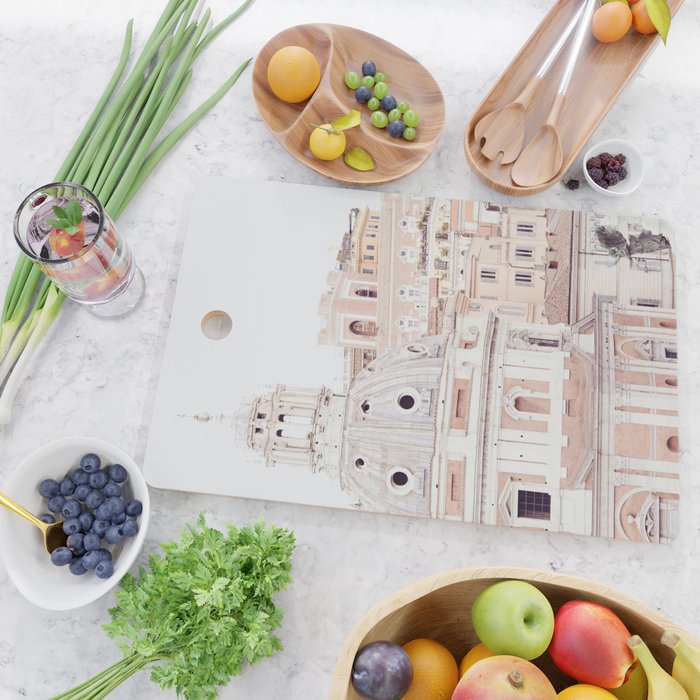 Pale Rome | Travel Photography Art Print | Architecture Cutting Board Gallery Image 2