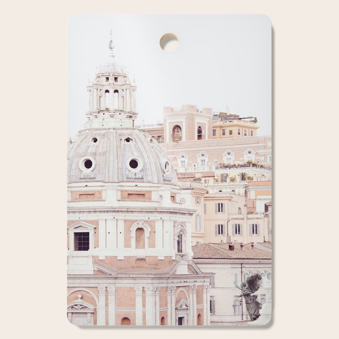 Pale Rome | Travel Photography Art Print | Architecture Cutting Board Gallery Image 1