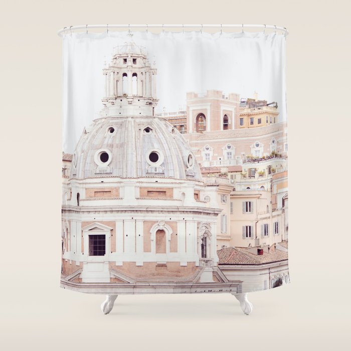 Pale Rome | Travel Photography Art Print | Architecture Shower Curtain Gallery Image 1