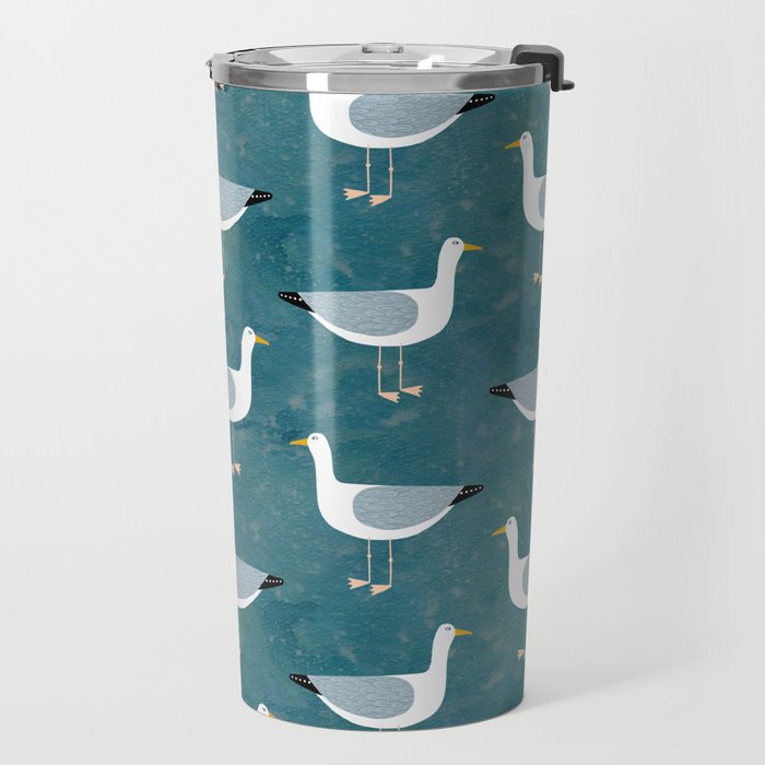 Seagull Standing Travel Mug Gallery Image 2