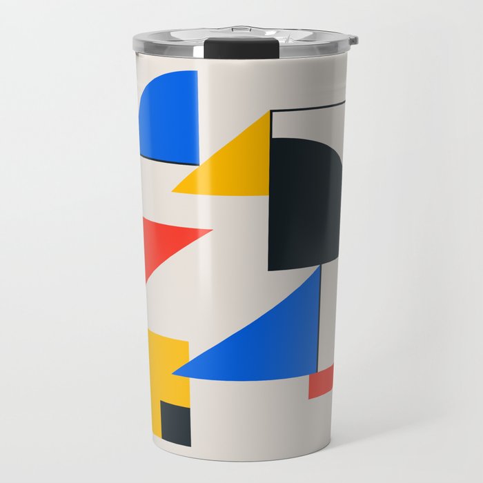 BAUHAUS 05: Exhibition 1923 | Mid Century Series  Travel Mug Gallery Image 1