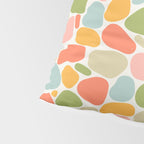 Colorful organic shape art pattern Pillow Sham Gallery Image 4
