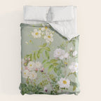 Purest Bloom Botanical Collage Duvet Cover Gallery Image 6