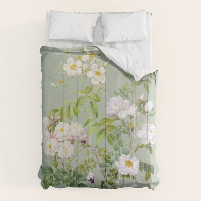 Purest Bloom Botanical Collage Comforter Gallery Image 6