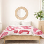 Lipstick Kisses Duvet Cover Gallery Image 3
