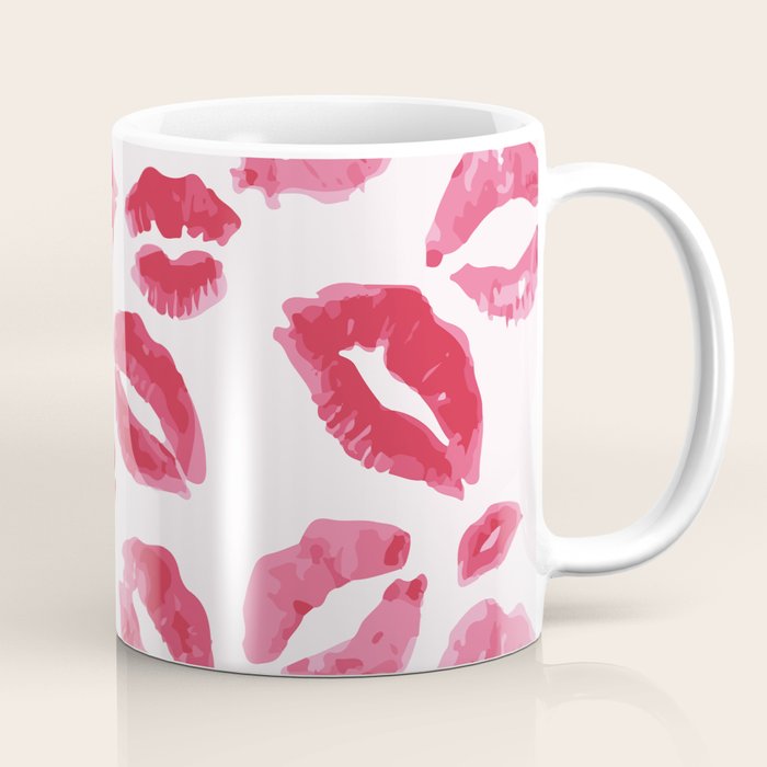 Lipstick Kisses Coffee Mug Gallery Image 1
