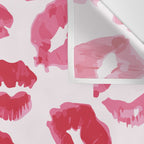 Lipstick Kisses Wall Tapestry Gallery Image 3
