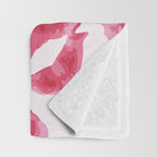 Lipstick Kisses Throw Blanket Gallery Image 3