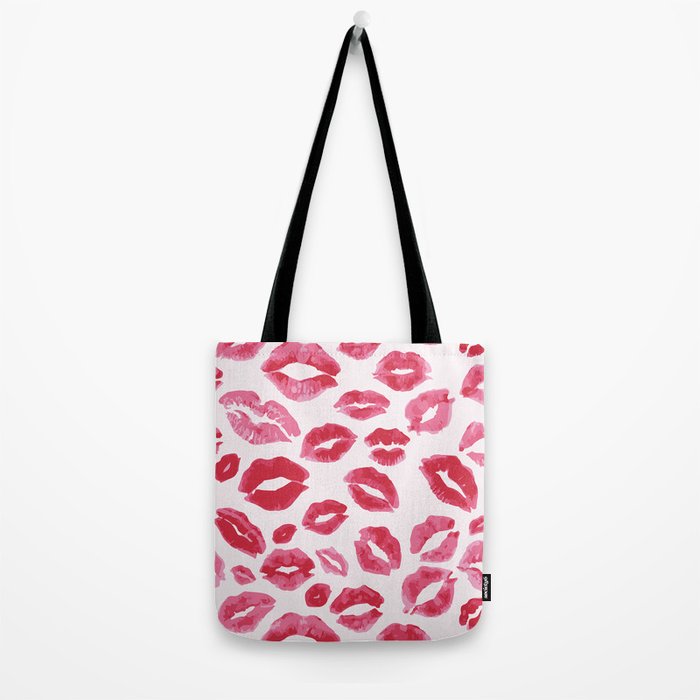 Lipstick Kisses Tote Bag Gallery Image 2