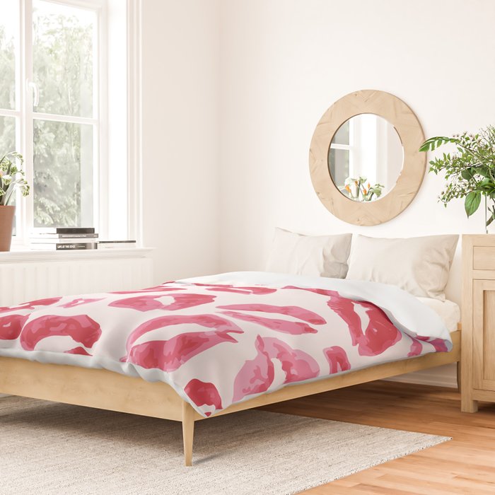 Lipstick Kisses Duvet Cover Gallery Image 2