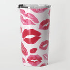 Lipstick Kisses Travel Mug Gallery Image 3