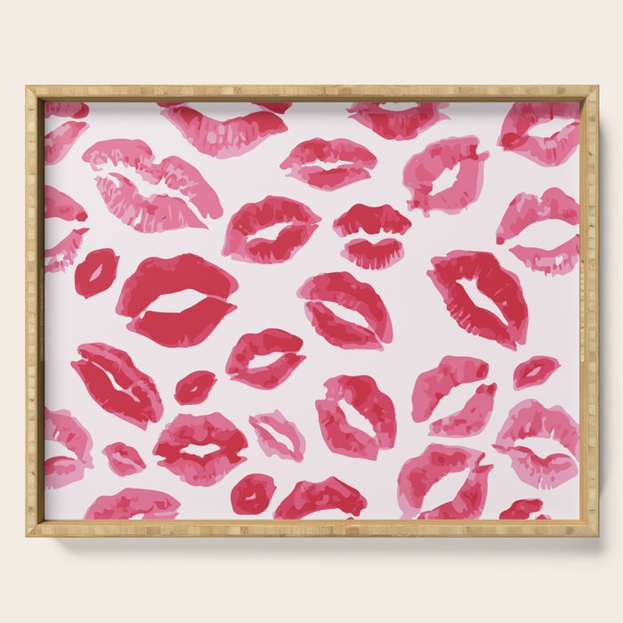 Lipstick Kisses Serving Tray Gallery Image 1