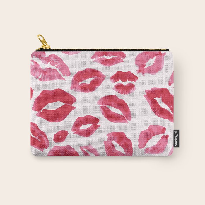 Lipstick Kisses Carry All Pouch Gallery Image 1