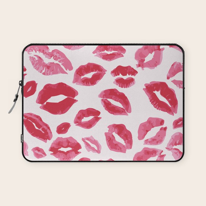 Lipstick Kisses Laptop Sleeve Gallery Image 1