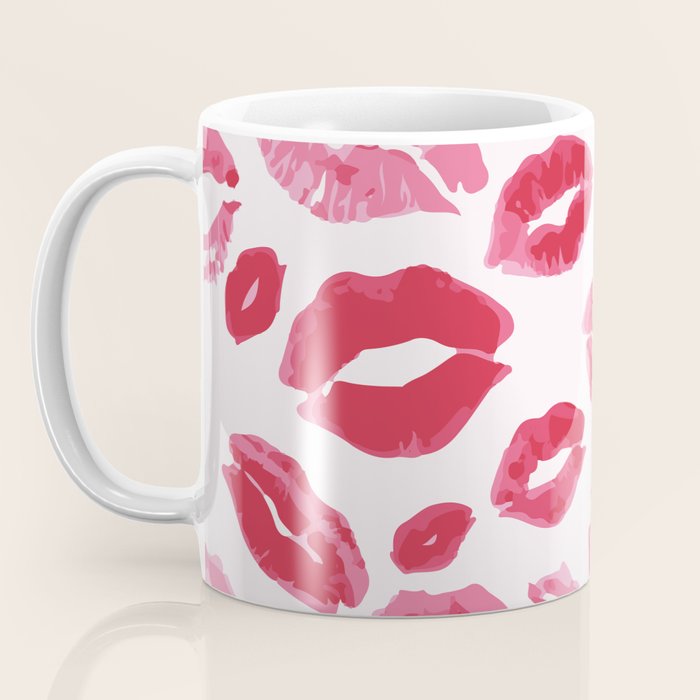 Lipstick Kisses Coffee Mug Gallery Image 3