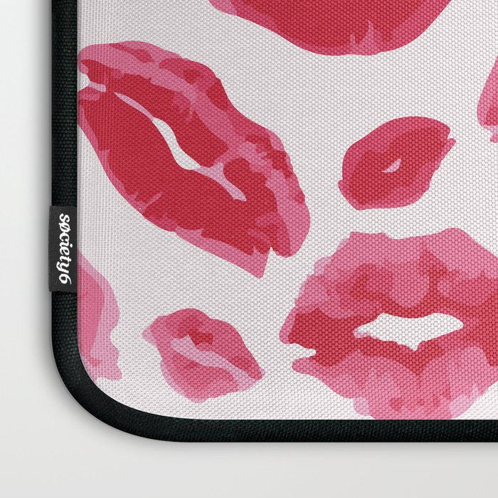 Lipstick Kisses Laptop Sleeve Gallery Image 3