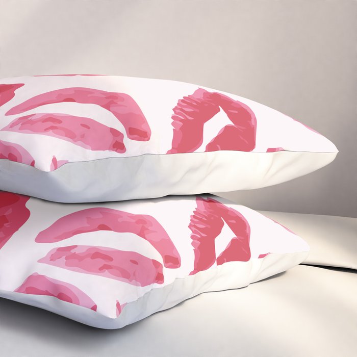 Lipstick Kisses Pillow Sham Gallery Image 3