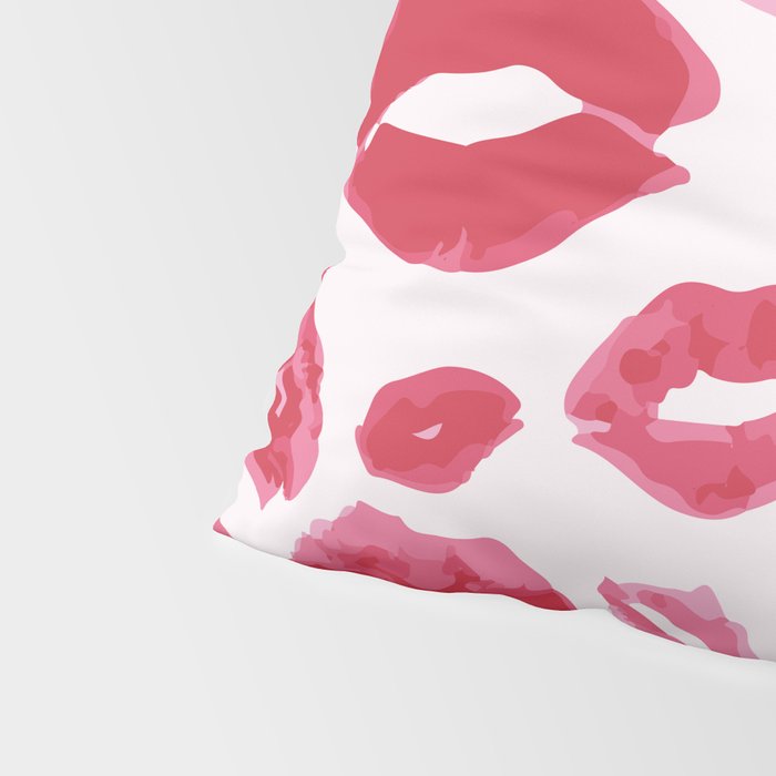 Lipstick Kisses Pillow Sham Gallery Image 4
