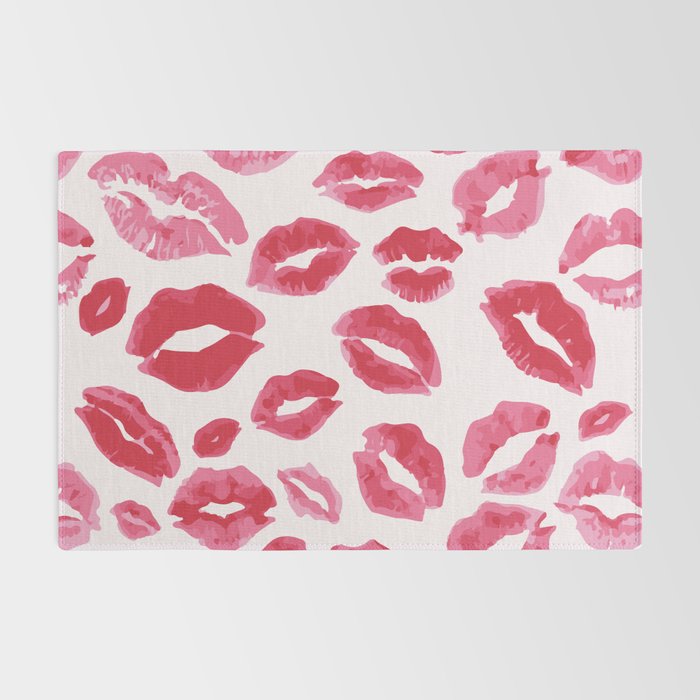 Lipstick Kisses Rug Gallery Image 2