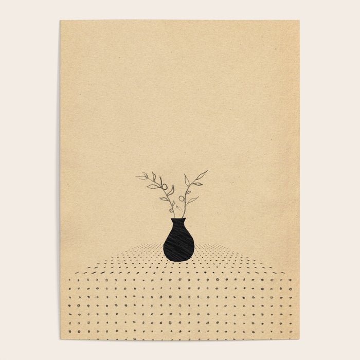 Minimal plant in the vase Poster Gallery Image 4