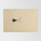 Minimal plant in the vase Rug Gallery Image 2