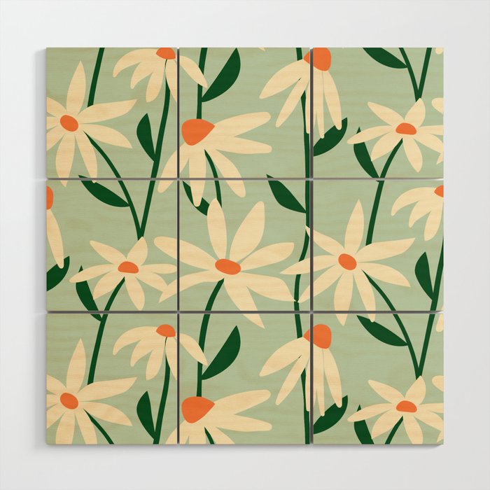 Flower Market Copenhagen - Matisse Inspired Wood Wall Art Gallery Image 1