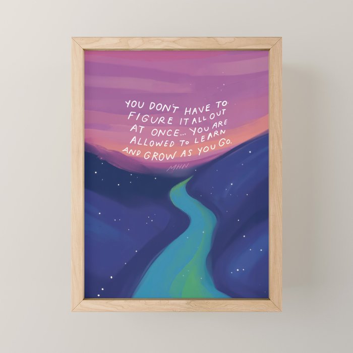 Grow as you go Mini Art Print Gallery Image 1