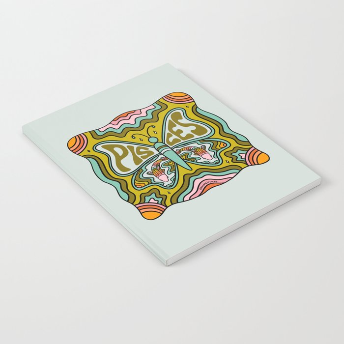 Pisces Butterfly Notebook Gallery Image 1