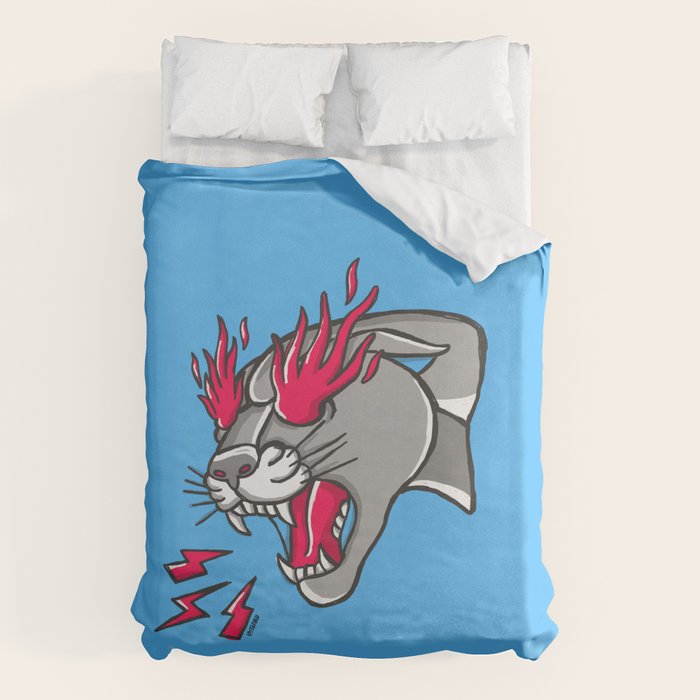 Panther Flame Duvet Cover Gallery Image 1