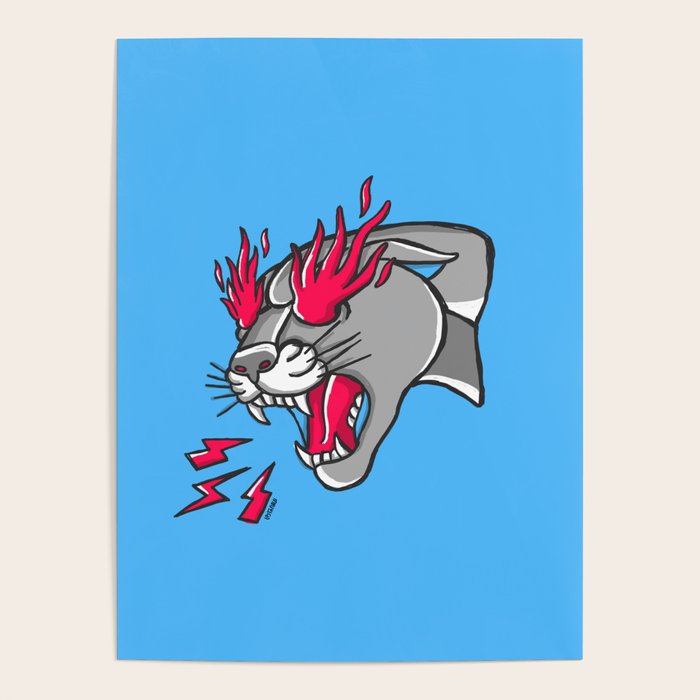 Panther Flame Poster Gallery Image 4