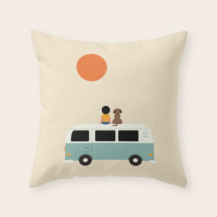 Slow Down Throw Pillow Gallery Image 6