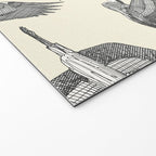 great blue herons pearl Welcome Mat Gallery Image 2