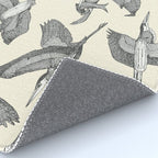 great blue herons pearl Rug Gallery Image 4