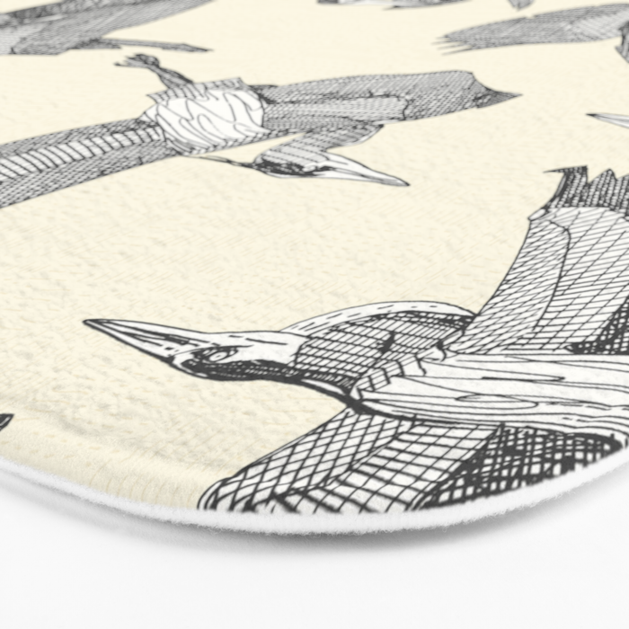 great blue herons pearl Bath Mat Gallery Image 3