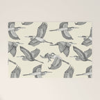 great blue herons pearl Welcome Mat Gallery Image 1