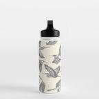 great blue herons pearl Water Bottle Gallery Image 3