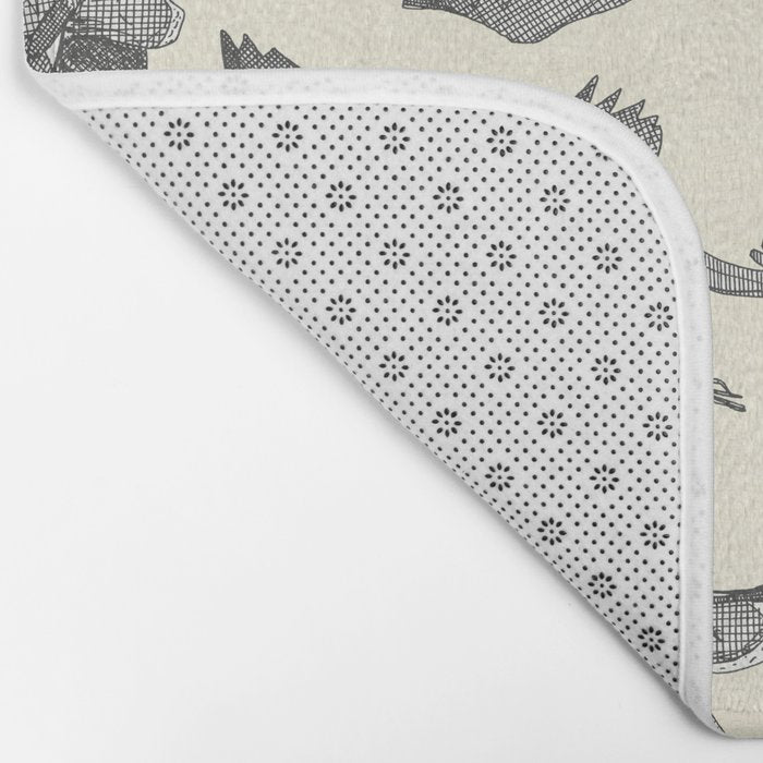 great blue herons pearl Bath Mat Gallery Image 2