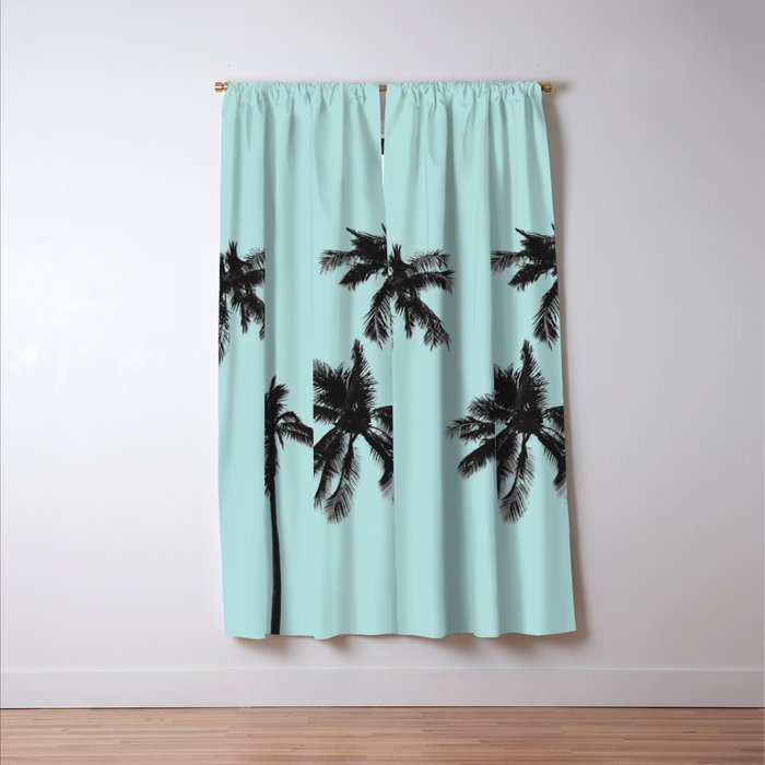 Palm trees 5 Window Curtain Gallery Image 3