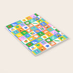 Fun colorful back to school mosaic pattern Notebook Gallery Image 3
