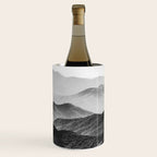 Glimpse - Black and White Mountains Landscape Nature Photography Wine Chiller Gallery Image 3