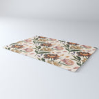Hand Painted Peony Florals Rug Gallery Image 3