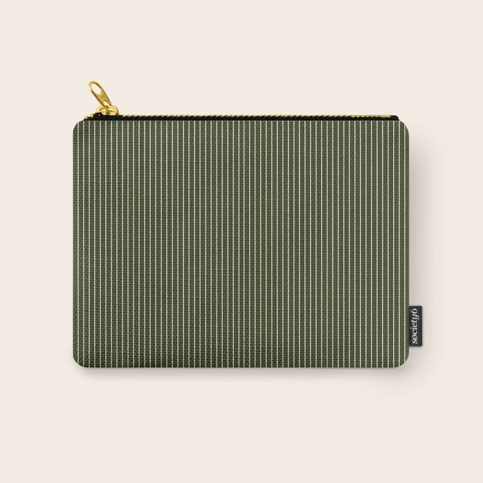 Lines #6 (Olive Green) Carry All Pouch Gallery Image 1