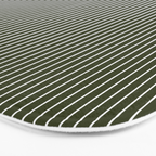 Lines #6 (Olive Green) Bath Mat Gallery Image 3