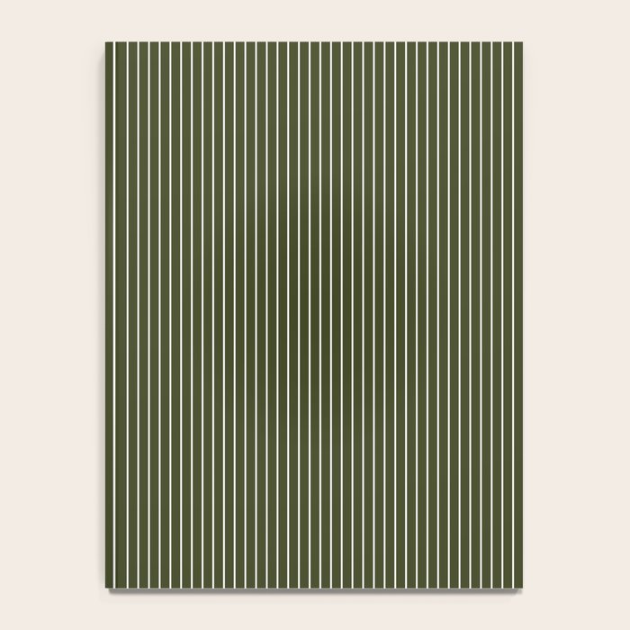 Lines #6 (Olive Green) Notebook Gallery Image 4