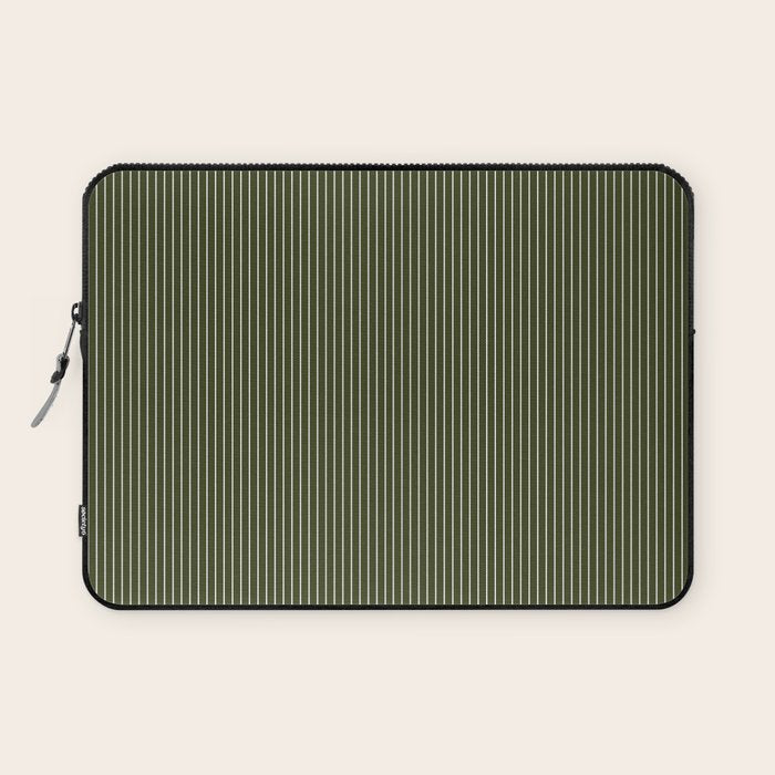 Lines #6 (Olive Green) Laptop Sleeve Gallery Image 1