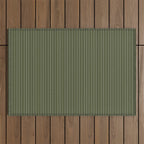 Lines #6 (Olive Green) Outdoor Rug Gallery Image 1